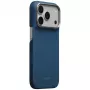 Etui PITAKA Edge Case Argyle MagSafe do iPhone 18 Pro / 17 Pro, nocny błękit