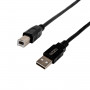 Kabel drukarki Gizzu USB 2.0 USB-A do USB-B, 1,5 m, czarny (GCPU2AB15)