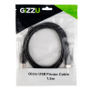 Kabel drukarki Gizzu USB 2.0 USB-A do USB-B, 1,5 m, czarny (GCPU2AB15)