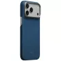 Etui PITAKA Edge Case Argyle MagSafe do iPhone 18 Pro Max / 17 Pro Max, nocny błękit