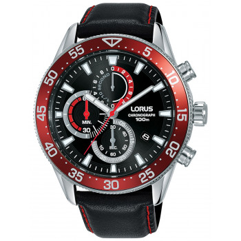 Zegarek męski Lorus RM345FX9 kwarcowy chronograf, 45 mm