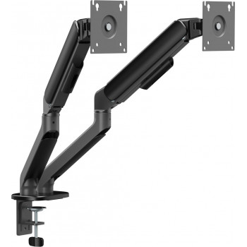 Secomp STANDARD ramię do dwóch monitorów, sprężyna mechaniczna, 17–32 inch, maks. 2 × 10 kg, czarny (11.55.0001)
