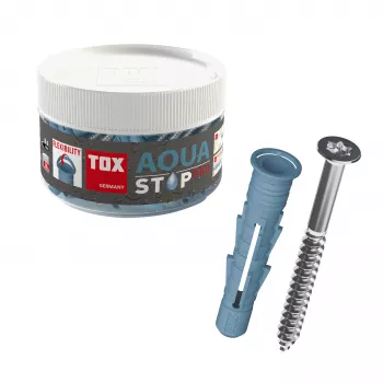 Kołek rozporowy TOX AQUA STOP PRO 014271021 z wkrętami Ø 8 mm x 50 mm, 40 szt.