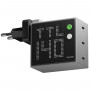 SHARGE Pixel 140 GaN Ładowarka, 140W, 3x USB-C, wyświetlacz matrycowy - szary