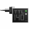 SHARGE Pixel 140 GaN Ładowarka, 140W, 3x USB-C, wyświetlacz matrycowy - szary