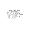 Keeeper Koszyk S 30x20x13cm Fritz przezroczysty