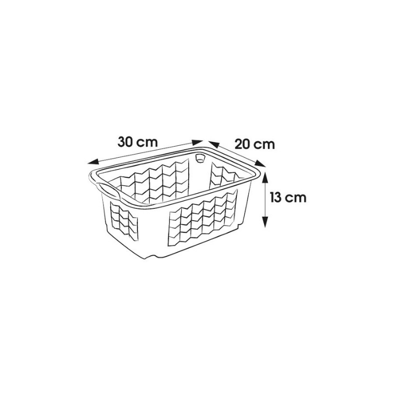 Keeeper Koszyk S 30x20x13cm Fritz przezroczysty