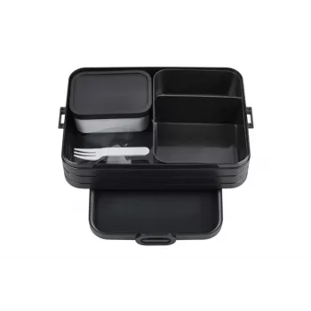 MEPAL Bento Lunchbox Take a Break duży, nordycki czarny, 1,5 l pojemnik do przechowywania żywności