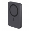 Ksix Powerbank Magslim 10000 mAh magnetyczny 15W USB-C PD 20W wyświetlacz cyfrowy czarny