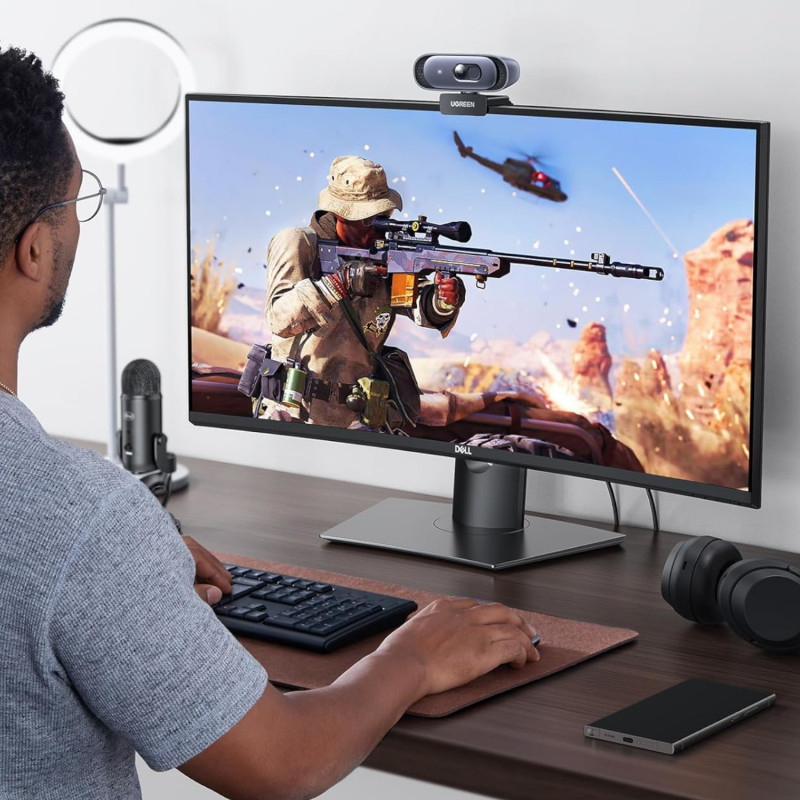Kamera internetowa UGREEN CM778 2K 30FPS – czarna