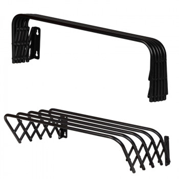 Sauber ścienna suszarka do prania, 4 m / 80 cm, czarny