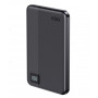 Ksix Powerbank Magslim 5000 mAh magnetyczny USB-C PD 20W wyświetlacz cyfrowy czarny