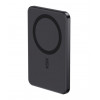 Ksix Powerbank Magslim 5000 mAh magnetyczny USB-C PD 20W wyświetlacz cyfrowy czarny