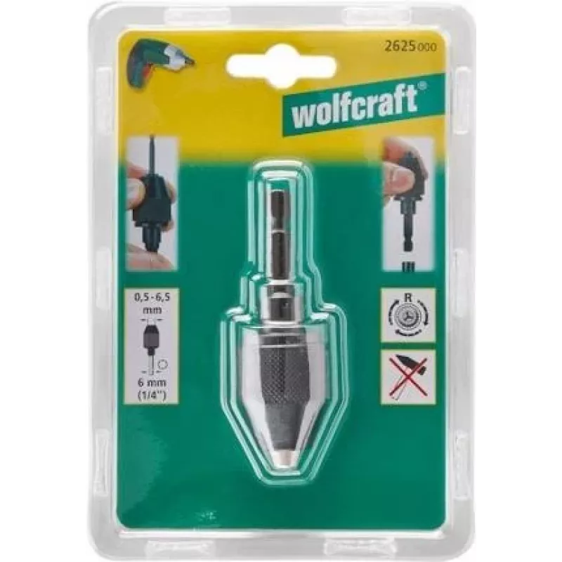 Szybkozaciskowy uchwyt wiertarski Wolfcraft 2625000