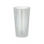 PAPSTAR wielorazowy kubek do picia 6,5 cm 0,2 l przezroczysty