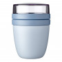 Pojemnik na żywność Mepal Ellipse 0,5 + 0,2 l, Nordic Blue