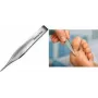 Pęseta do drzazg FIRST AID ONLY, 144 mm, srebrna, wykonana ze stali nierdzewnej, do precyzyjnego chwytania i przytrzymywania