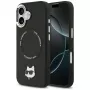 Etui Karl Lagerfeld Choupette Pin MagSafe dla iPhone 17 czarny
