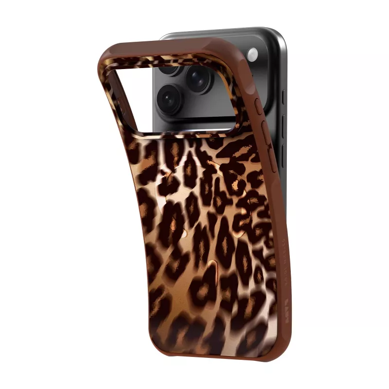 Etui Laut Huex Wave do iPhone 18 Pro Max / 17 Pro Max, MagSafe, Mocha Leopard