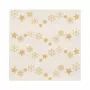 Serwetki świąteczne PAPSTAR “Golden Snowflakes” 330 x 330 mm, zadrukowane, składane na 1/4, trójwarstwowe