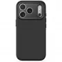 Etui Decoded AntiMicrobial Silicone Backcover do iPhone 18 Pro / 17 Pro, MagSafe, Carbon Black