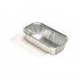 Starpak Tace aluminiowe z pokrywką, 1000 ml, srebrne