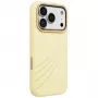 UNIQ Coehl Serina etui na iPhone 18 Pro / 17 Pro, ładowanie magnetyczne, żółty