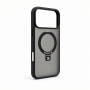 Evelatus Shield Case z MagSafe i podstawką do Apple iPhone 18 Pro Max, matowy pierścień, czarny