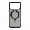Evelatus Shield Case z MagSafe i podstawką do Apple iPhone 18 Pro Max, matowy pierścień, czarny