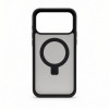 Evelatus Shield Case z MagSafe i podstawką do Apple iPhone 18 Pro Max, matowy pierścień, czarny