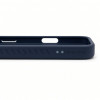 Evelatus etui MagSafe z podstawką pokryte gumą do Apple iPhone 18 Pro Max, granatowy