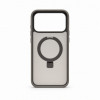 Evelatus Shield Case z MagSafe i podstawką do Apple iPhone 18 Pro Max, matowy pierścień, szary dymny