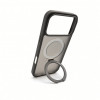 Evelatus Shield Case z MagSafe i podstawką do Apple iPhone 18 Pro Max, matowy pierścień, szary dymny