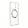 Evelatus Hybrid MagSafe etui z 360 metalową podstawką do Apple iPhone 18 Pro Max, PC+TPU, przezroczyste