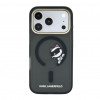 Etui Karl Lagerfeld HC MagSafe IML Peekaboo Print & Metal Frame dla Apple iPhone 18 Pro Max, czarny
