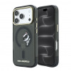Etui Karl Lagerfeld HC MagSafe IML Peekaboo Print & Metal Frame dla Apple iPhone 18 Pro Max, czarny