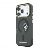 Etui Karl Lagerfeld HC MagSafe IML Peekaboo Print & Metal Frame do Apple iPhone 18 Pro, czarny