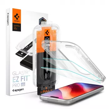 Spigen Glas.TR EZ Fit Pro HD AC 2-pak szkło hartowane iPhone 16 Pro Max / 17 Pro Max / 18 Pro Max przezroczyste