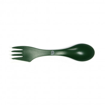 Origin Outdoors wielofunkcyjny plastikowy spork, ciemnozielony
