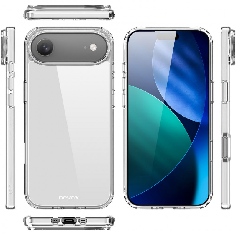 Nevox StyleShell FLEX etui do iPhone 17 Air, przezroczyste (2511)