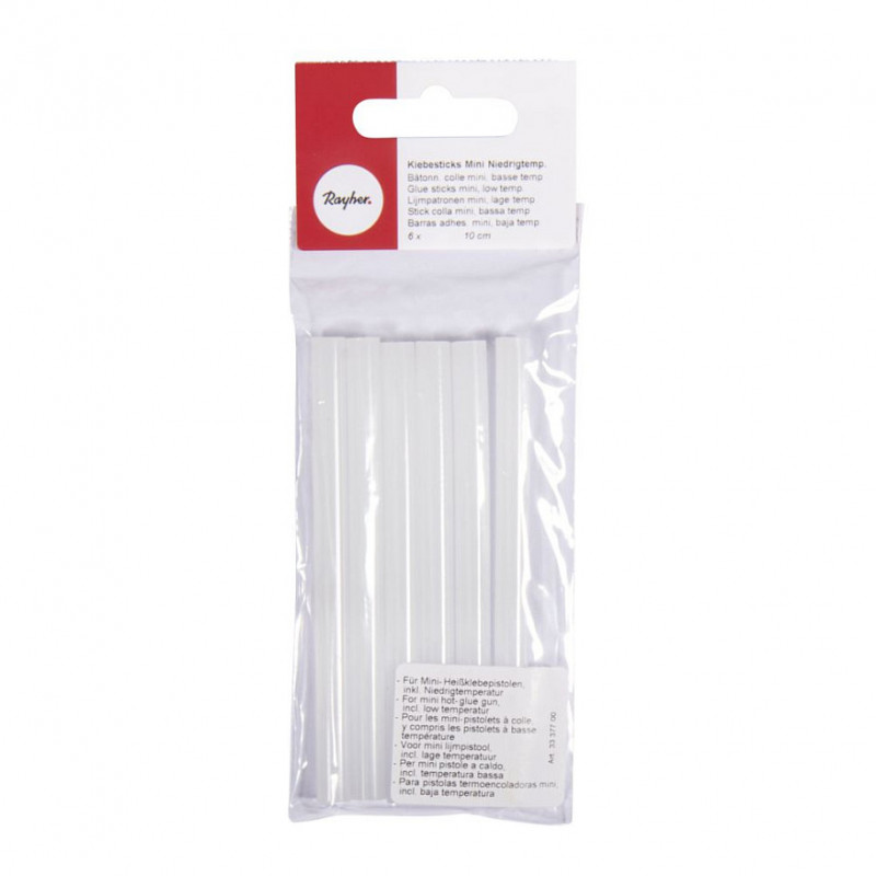 Rayher Mini przezroczyste kleje w sztyfcie do kleju na gorąco (3337700)