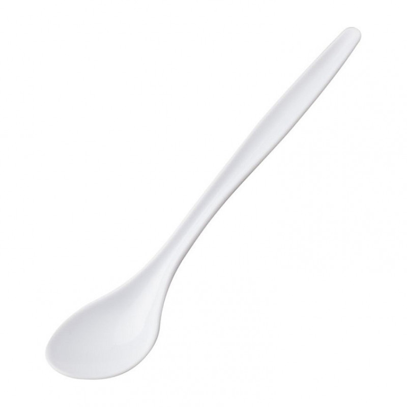 Łyżeczki do jajek Westmark, zestaw 6 szt., 14,5 cm, białe plastikowe
