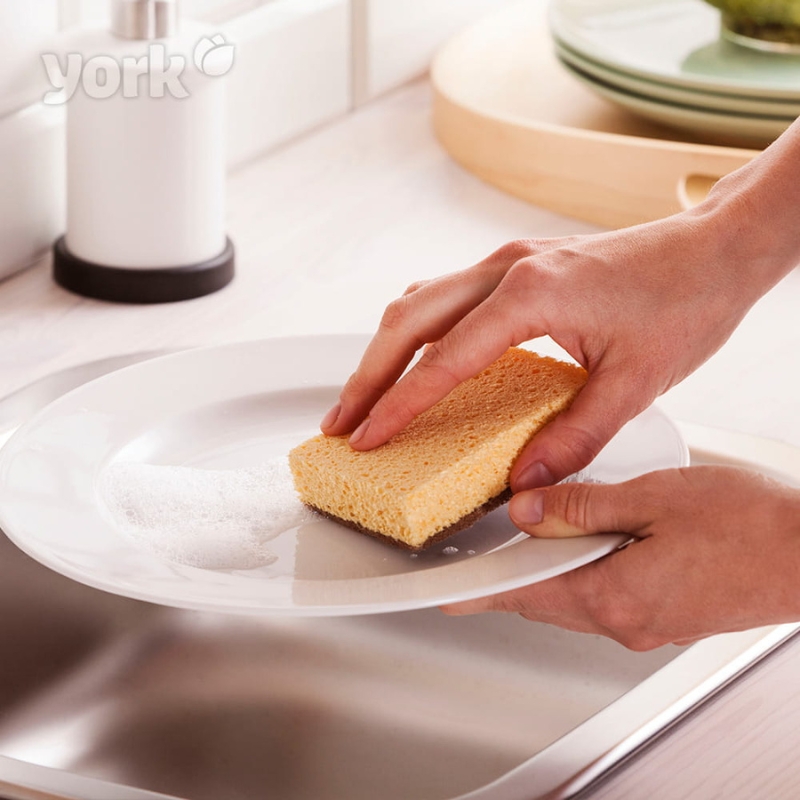 York Eco Natural gąbka celulozowa do mycia naczyń ECO 2 szt.