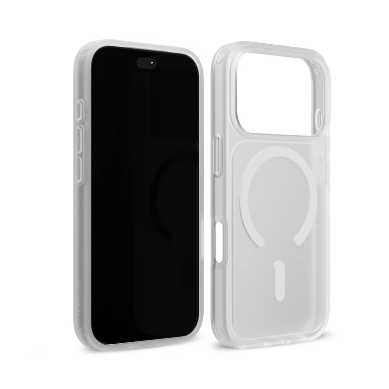 Etui Crong Matte Magnetic MagSafe do iPhone 18 Pro / 17 Pro, białe