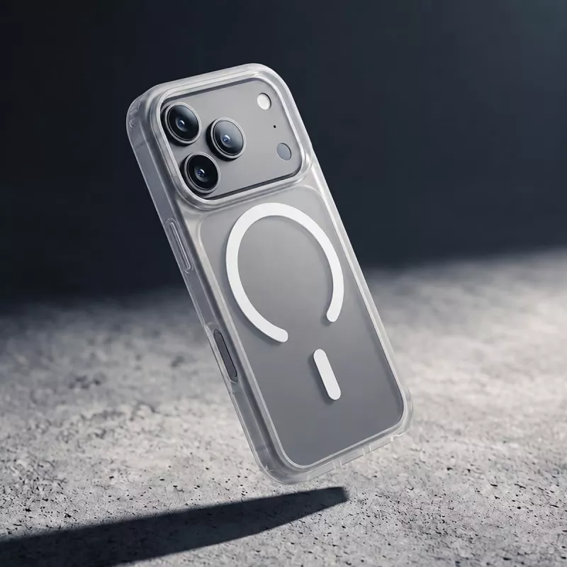 Etui Crong Matte Magnetic MagSafe do iPhone 18 Pro Max / 17 Pro Max, białe