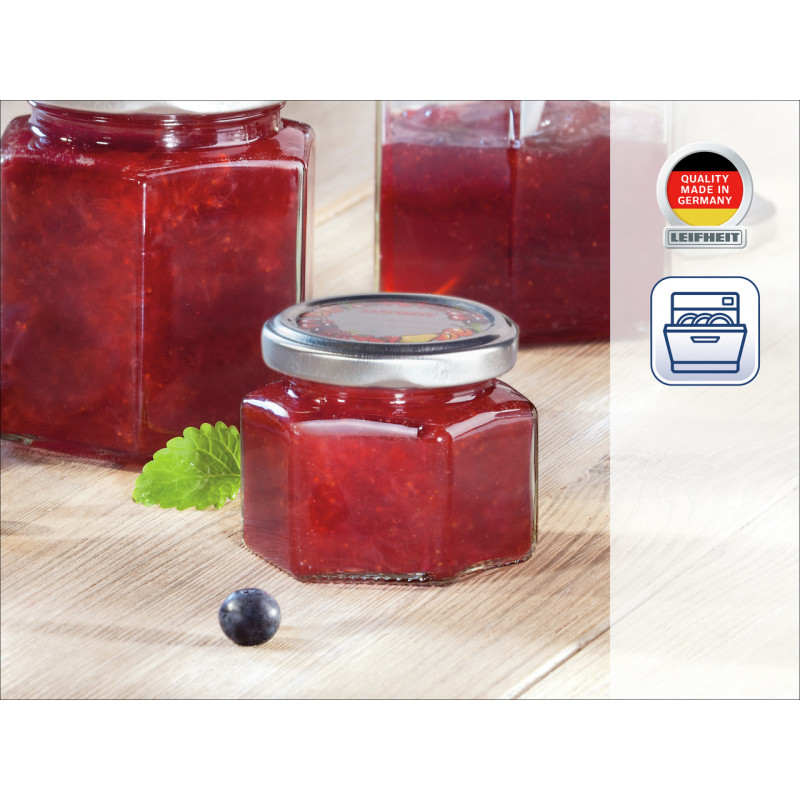 LEIFHEIT Sześciokątny słoik szklany 106ml