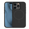iLike Apple iPhone 16 Pro Max etui silikonowe Soft Touch z magnesem, czarne