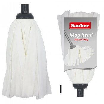 Sauber wymienny mop wiskozowo-poliestrowy 140g/30cm