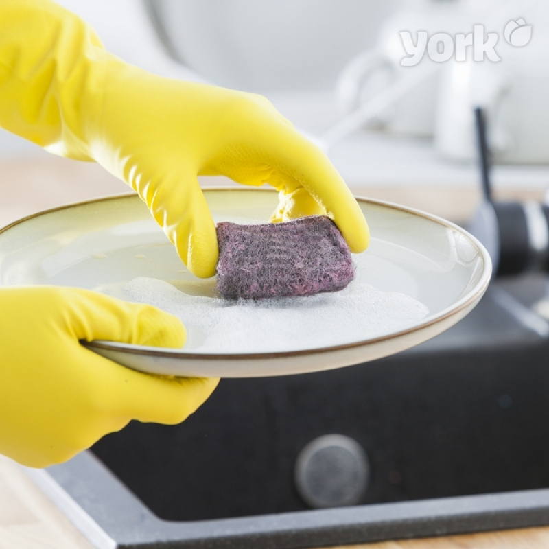 YORK Wełna stalowa z mydłem 6 szt.