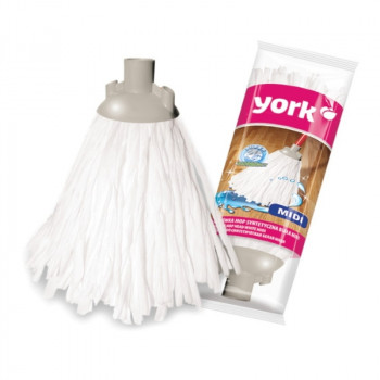 YORK syntetyczna głowica mopa MIDI, biała